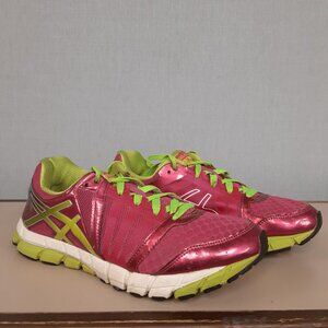 Asics Gel Lyte 33-2 Running Shoes Women US 9 PINK LIME Athletic Gym Yoga